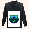 Long Sleeve Silk Touch Polo with Pocket Thumbnail