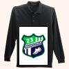 Long Sleeve Silk Touch Polo with Pocket Thumbnail