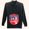 Long Sleeve Silk Touch Polo with Pocket Thumbnail