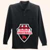 Long Sleeve Silk Touch Polo with Pocket Thumbnail