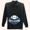 Long Sleeve Silk Touch Polo with Pocket Thumbnail