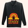 Long Sleeve Silk Touch Polo with Pocket Thumbnail