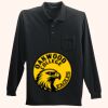 Long Sleeve Silk Touch Polo with Pocket Thumbnail