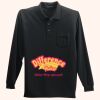 Long Sleeve Silk Touch Polo with Pocket Thumbnail