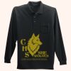 Long Sleeve Silk Touch Polo with Pocket Thumbnail