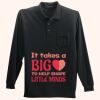 Long Sleeve Silk Touch Polo with Pocket Thumbnail
