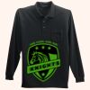 Long Sleeve Silk Touch Polo with Pocket Thumbnail