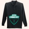 Long Sleeve Silk Touch Polo with Pocket Thumbnail