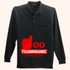 Long Sleeve Silk Touch Polo with Pocket Thumbnail