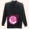 Long Sleeve Silk Touch Polo with Pocket Thumbnail