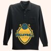 Long Sleeve Silk Touch Polo with Pocket Thumbnail
