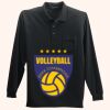 Long Sleeve Silk Touch Polo with Pocket Thumbnail