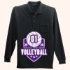 Long Sleeve Silk Touch Polo with Pocket Thumbnail