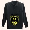 Long Sleeve Silk Touch Polo with Pocket Thumbnail