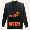 Long Sleeve Silk Touch Polo with Pocket Thumbnail
