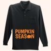 Long Sleeve Silk Touch Polo with Pocket Thumbnail