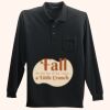 Long Sleeve Silk Touch Polo with Pocket Thumbnail