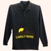 Long Sleeve Silk Touch Polo with Pocket Thumbnail