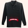 Long Sleeve Silk Touch Polo with Pocket Thumbnail