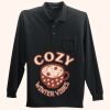 Long Sleeve Silk Touch Polo with Pocket Thumbnail