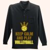 Long Sleeve Silk Touch Polo with Pocket Thumbnail