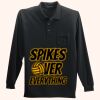 Long Sleeve Silk Touch Polo with Pocket Thumbnail