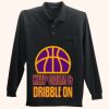Long Sleeve Silk Touch Polo with Pocket Thumbnail