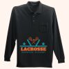 Long Sleeve Silk Touch Polo with Pocket Thumbnail