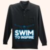 Long Sleeve Silk Touch Polo with Pocket Thumbnail