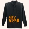 Long Sleeve Silk Touch Polo with Pocket Thumbnail