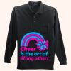 Long Sleeve Silk Touch Polo with Pocket Thumbnail