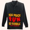 Long Sleeve Silk Touch Polo with Pocket Thumbnail
