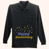 Long Sleeve Silk Touch Polo with Pocket Thumbnail