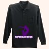 Long Sleeve Silk Touch Polo with Pocket Thumbnail