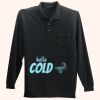 Long Sleeve Silk Touch Polo with Pocket Thumbnail