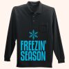 Long Sleeve Silk Touch Polo with Pocket Thumbnail