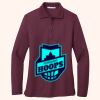 Women's Silk Touch Long Sleeve Polo Thumbnail
