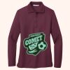 Women's Silk Touch Long Sleeve Polo Thumbnail