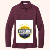 Women's Silk Touch Long Sleeve Polo Thumbnail