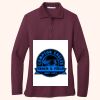 Women's Silk Touch Long Sleeve Polo Thumbnail