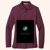 Women's Silk Touch Long Sleeve Polo Thumbnail