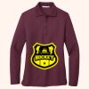 Women's Silk Touch Long Sleeve Polo Thumbnail