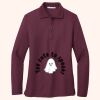 Women's Silk Touch Long Sleeve Polo Thumbnail