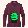 Women's Silk Touch Long Sleeve Polo Thumbnail