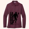 Women's Silk Touch Long Sleeve Polo Thumbnail