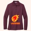 Women's Silk Touch Long Sleeve Polo Thumbnail