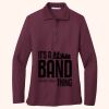 Women's Silk Touch Long Sleeve Polo Thumbnail