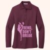 Women's Silk Touch Long Sleeve Polo Thumbnail